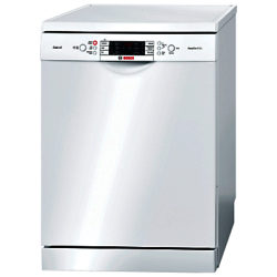 Bosch SMS65E32GB Freestanding Dishwasher, White